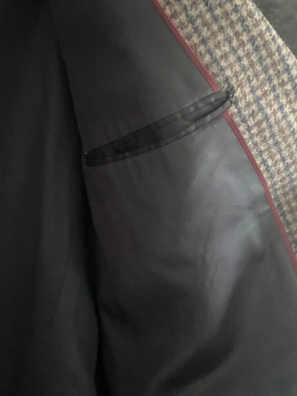 HARRIS Tweed ASHBY THORNTON APEX WOOL Sport Coat Jacket Brown Lined Men 46 L USA - Picture 12 of 16